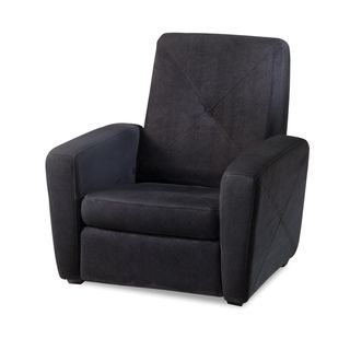 Black Microfiber Foldable Gaming Chair