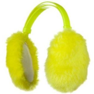 Neon Yellow Ear Muffs Clothing