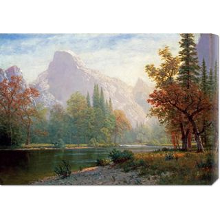 Albert Bierstadt Half Dome: Yosemite Stretched Canvas Art