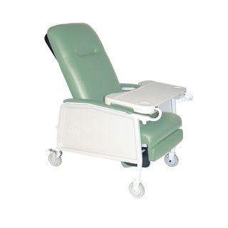 Heavy Duty Bariatric Green Geri Chair 3 position Recliner