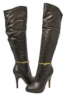 Fahrenheit Aymmel 01 Brown Women Over the Knee Boots, 10 M US Shoes