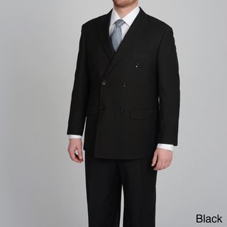 Caravelli Mens Double Breasted Pinstripe Suit