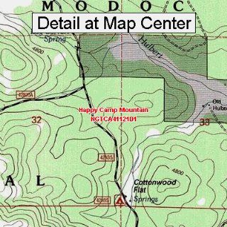 USGS Topographic Quadrangle Map   Happy Camp Mountain