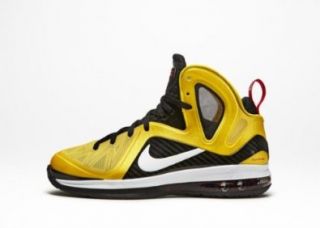 : Lebron 9 P.S. (Taxi) Vrsty Maize/White Black Sport Red (8): Shoes