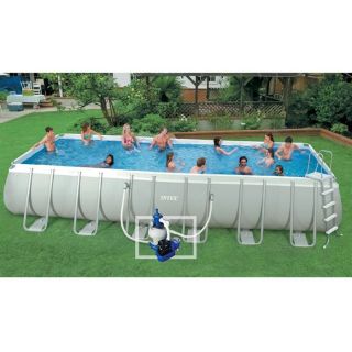 INTEX Kit piscine tubulaire 7,32x3,66m ULTRASILVER   Achat / Vente KIT