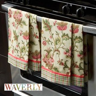 Waverly Claremount Kitchen Towels (Pack of 4)