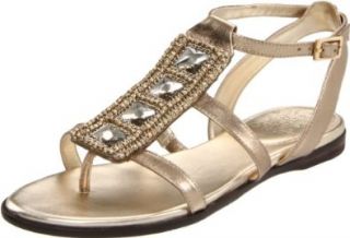 Vince Camuto Womens Andi Sandal,Karat Gold,5 M US Shoes