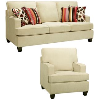 Austin Cream Sofa and Chair