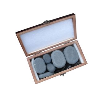 Basalt Lava 20 piece Hot Stone Massage Stones Kit
