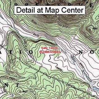 USGS Topographic Quadrangle Map   Valle Toledo, New Mexico