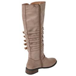 Bamboo by Journee Womens Buckled Strap Boots