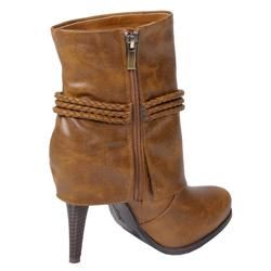 Bamboo by Journee Womens Rope Detail Boot