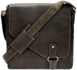 Visconti Oiled Leather Aspin Messenger Bag Hunter 16071
