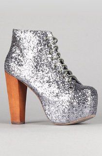 com Jeffrey Campbell The Lita Shoe in Pewter Glitter,5,Pewter Shoes