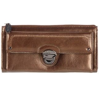 Kenneth Cole Reaction Bronze Leather Clutch Wallet