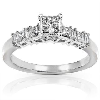14k White Gold 3/4ct TDW Diamond Engagement Ring (H I, I1 I2