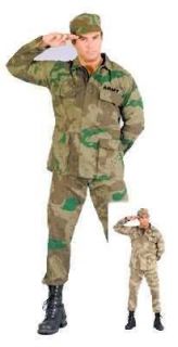 American Hero   Army Man Costume Fatigues   Size Small