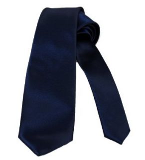 Van Heusen Boys 8 20 48 Satin Solid Tie,Navy,One Size
