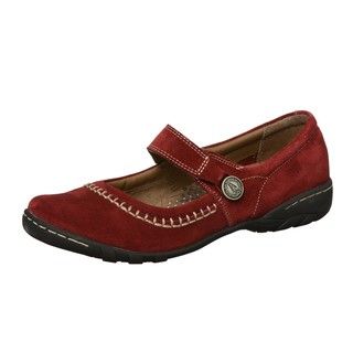 Hush Puppies Womens Gyneth Suede Mary Jane Slip ons