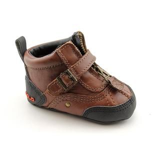 Ralph Lauren Layette Boys Tyrek Zip Leather Boots