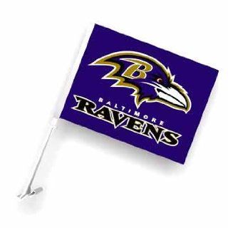 Baltimore Ravens   2 Sided Car Flags Case Pack 6 Baltimore