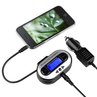Universal Black All channel FM transmitter with USB Port