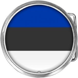 Estonia Flag Belt Buckle Clothing