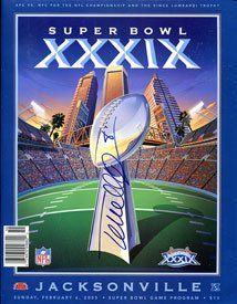 Terrell Owens Autographed Super Bowl XXXIX Program Sports