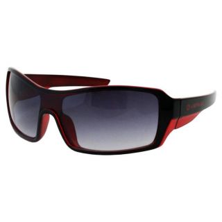 Airwalk Mens Freestyle Red and Black Wrap Sunglasses