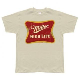 Miller   High Life Distressed Logo T Shirt Clothing