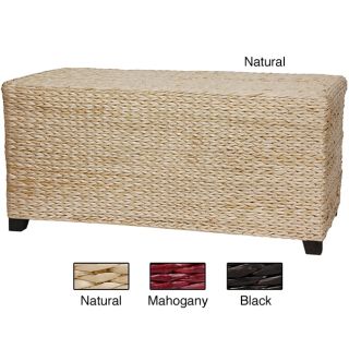 Hand crafted Rattan styled Rush grass Rectangular Coffee Table (China