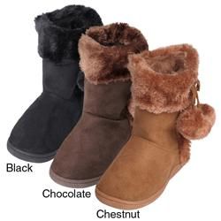 Journee Kids Girls Haily Toggle Accent Boots Today $29.99 3.2 (6