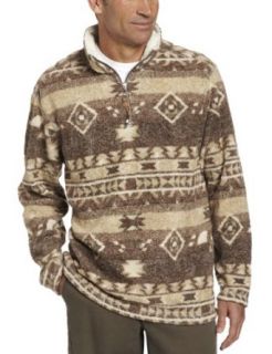 True Grit Mens Vintage Navajo 1/2 Zip Pullover Sweater