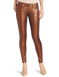 7 For All Mankind Womens The Skinny Cheetah Clothing