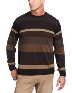 Alex Cannon Mens Multi Stripe Sweater: Clothing