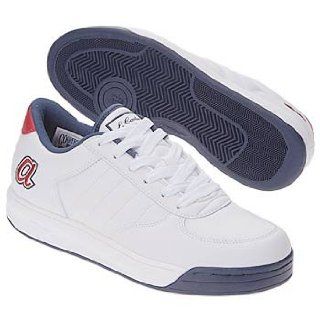  Reebok Mens S. Carter Classic Low (White/Navy/Red 7.0 M): Shoes