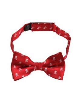 RuggedButts Red Skull Bow Tie   2T 4T RuggedButts