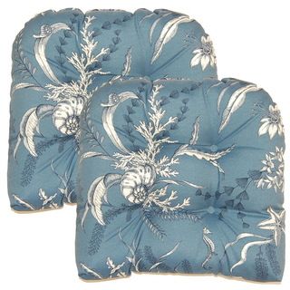 By the Sea Blue 20 inch Outdoor Cushions (Set of 2)