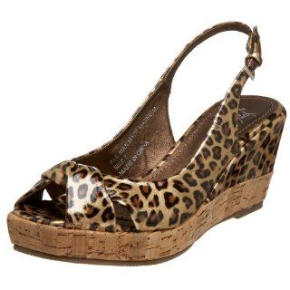  Volatile Womens Ruby Animal Sandal,Tan Leopard,5 M US Shoes