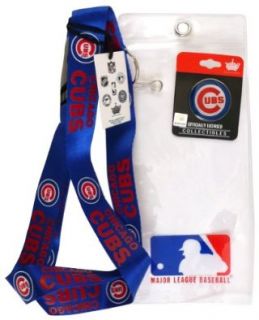 Chicago Cubs Lanyard with Ticket Holder and Logo Pin