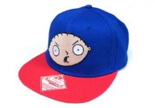 Family Guy Stewie Blue Snapback: Clothing
