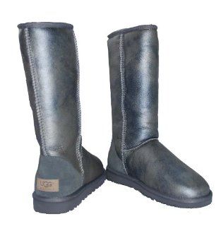  Ugg Australia Classic Tall Metallic Nickel 6 Womens Boots: Shoes