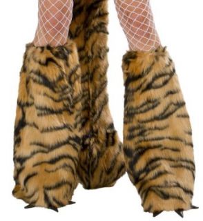 Sabertooth Tiger Fur Leg Warmers Clothing