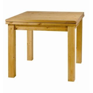 Table carrée en pin 90 cm avec rallonge 90 cm   Achat / Vente TABLE A