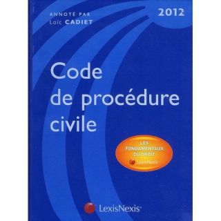 Code de procedure civile 2012 ; les fondamentau  Achat / Vente