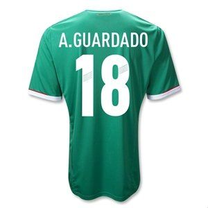adidas Mexico 11/12 A. GUARDADO Home Soccer Jersey Sports