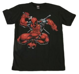Deadpool Ed Pool Black Adult T shirt Tee (Medium