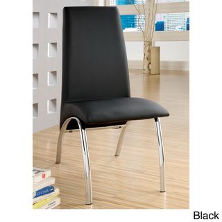 Alodie Leatherette Dining Chairs (Set of 2)