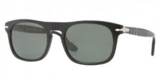 Persol PO3018S Sunglasses (95/31) Black Crystal Green, 53