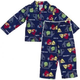 Angry Birds Boys 4 10 Coat Pajama Set (10, Navy): Clothing